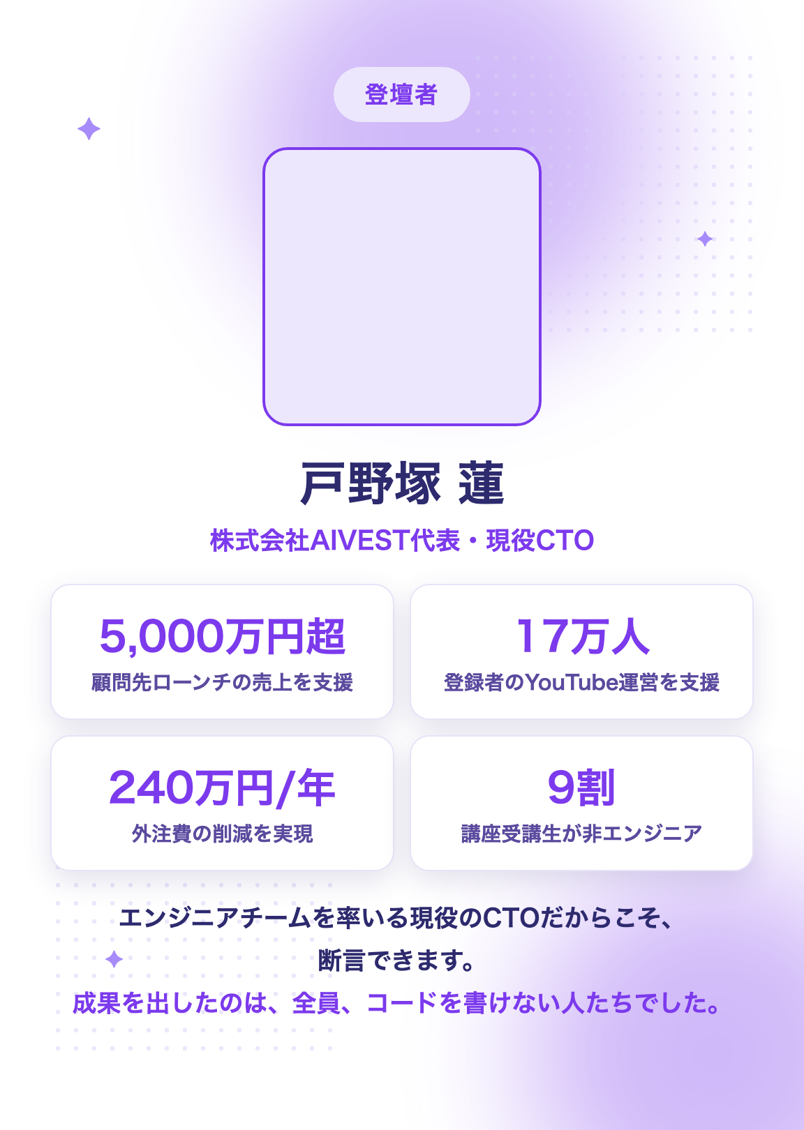 登壇者 戸野塚蓮
